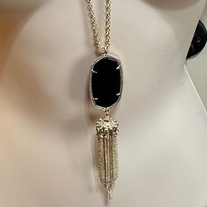 Kendra Scott Rayne Necklace - Black - Goldtone